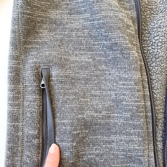 Patagonia Boys' Better Sweater Fleece Jacket XL (14) Full Zip Gray Zip Pockets - Picture 7 of 11